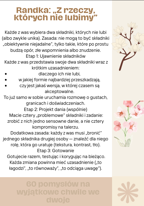 Ebook - 60 pomysłów na wyjątkowe chwile we dwoje + bonus