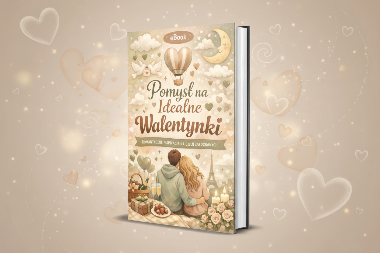 E-book na tle z chmurami